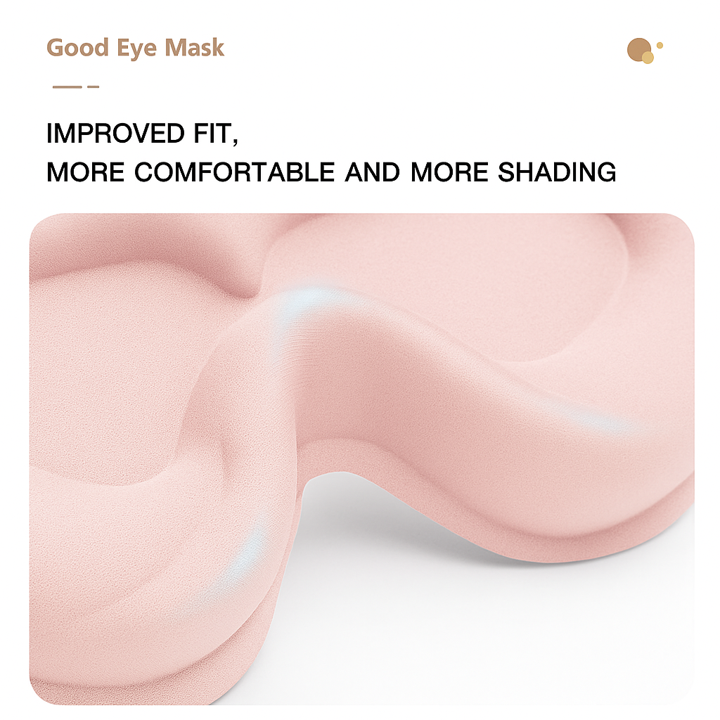 DreamCloud™ 3D Memory Foam Sleep Mask™